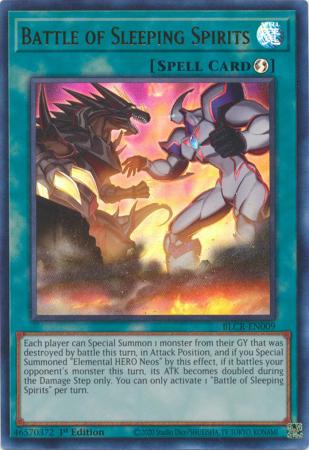 Battle of Sleeping Spirits BLCR EN009 Ultra Rare 1st Edition Battles of Legend Crystal Revenge 1st Edition Singles Battle of Sleeping Spirits BLCR EN009 Ultra Rare 1st Edition Battles of Legend Crystal Revenge 1st Edition Singles