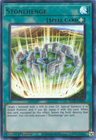 Stonehenge BLCR EN024 Ultra Rare 1st Edition Stonehenge BLCR EN024 Ultra Rare 1st Edition