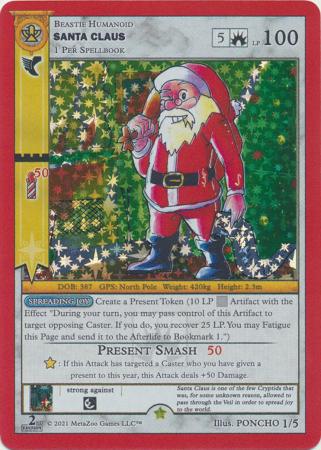 Santa Claus 1 5 Holo Promo 2nd Edition Santa Claus 1 5 Holo Promo 2nd Edition