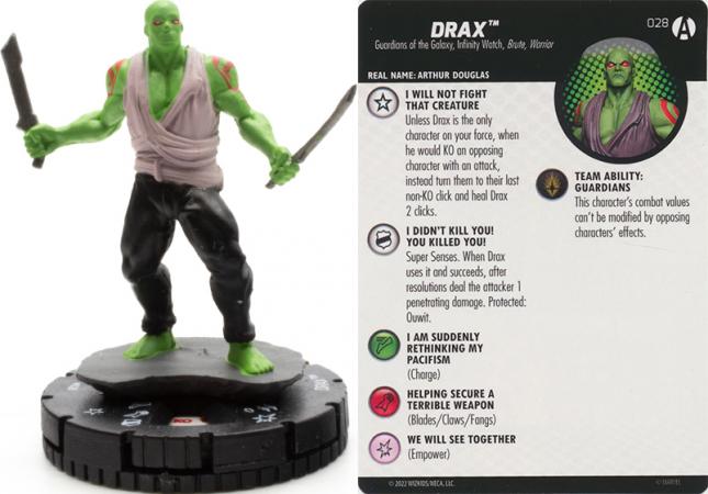 Drax 028 Uncommon Avengers Forever Marvel Heroclix Drax 028 Uncommon Avengers Forever Marvel Heroclix