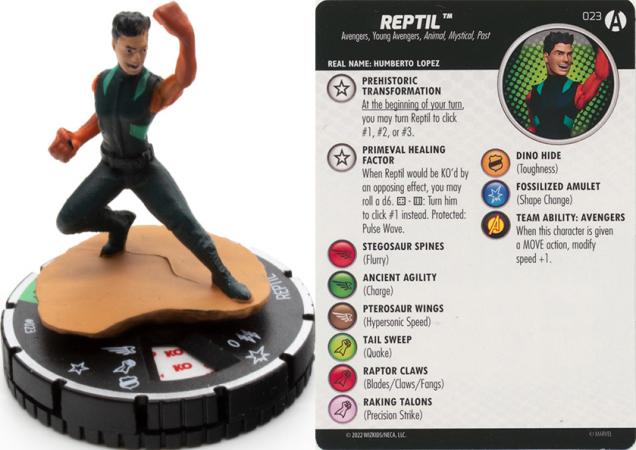 Reptil 023 Uncommon Avengers Forever Marvel Heroclix Reptil 023 Uncommon Avengers Forever Marvel Heroclix
