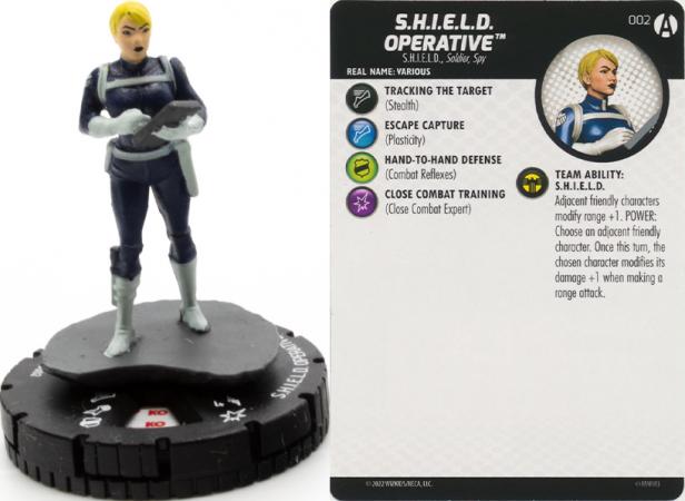 S H I E L D Operative 002 Common Avengers Forever Marvel Heroclix S H I E L D Operative 002 Common Avengers Forever Marvel Heroclix