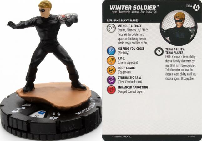 Winter Soldier 004 Common Avengers Forever Marvel Heroclix Winter Soldier 004 Common Avengers Forever Marvel Heroclix