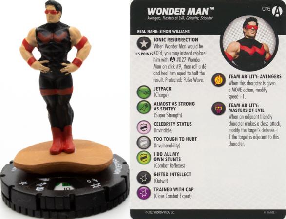 Wonder Man 016 Common Avengers Forever Marvel Heroclix Wonder Man 016 Common Avengers Forever Marvel Heroclix