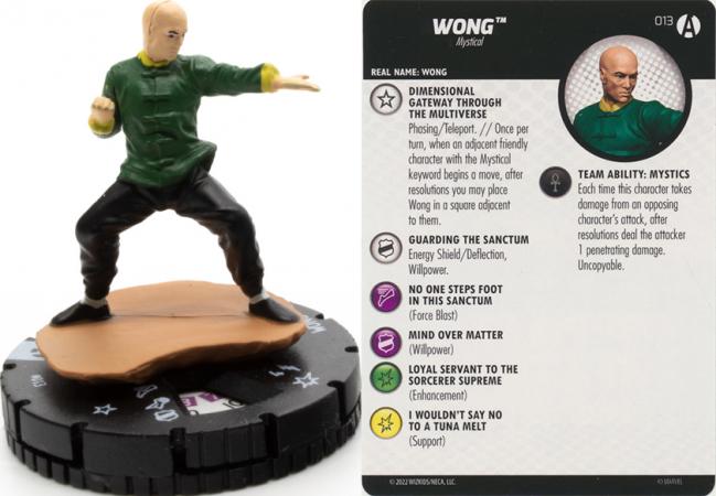 Wong 013 Common Avengers Forever Marvel Heroclix Wong 013 Common Avengers Forever Marvel Heroclix