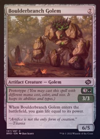 Boulderbranch Golem 197 287 Foil Boulderbranch Golem 197 287 Foil