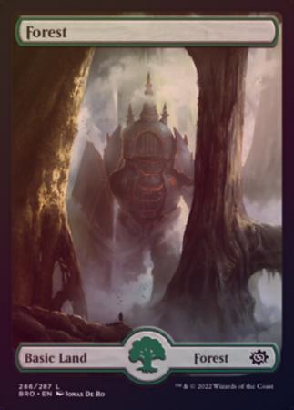 Forest 286 287 Showcase Mech Full Art Foil Forest 286 287 Showcase Mech Full Art Foil