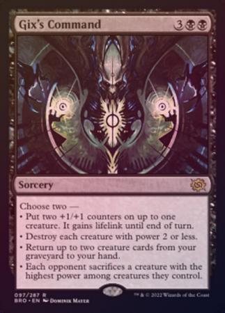Gix s Command 97 287 Foil Gix s Command 97 287 Foil