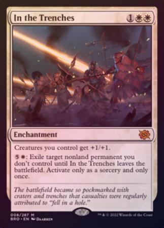 In the Trenches 8 287 Foil The Brothers War Foil Singles In the Trenches 8 287 Foil The Brothers War Foil Singles