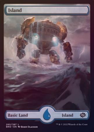 Island 280 287 Showcase Mech Full Art Foil Island 280 287 Showcase Mech Full Art Foil
