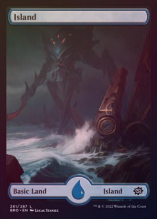 Island 281 287 Showcase Mech Full Art Foil Island 281 287 Showcase Mech Full Art Foil