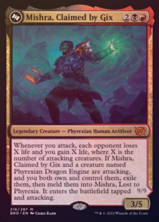 Mishra Claimed by Gix Mishra Lost to Phyrexia 216 287 Foil The Brothers War Foil Singles Mishra Claimed by Gix Mishra Lost to Phyrexia 216 287 Foil The Brothers War Foil Singles