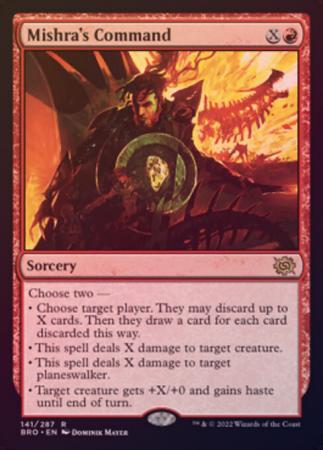 Mishra s Command 141 287 Foil The Brothers War Foil Singles Mishra s Command 141 287 Foil The Brothers War Foil Singles