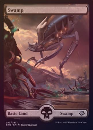 Swamp 283 287 Showcase Mech Full Art Foil Swamp 283 287 Showcase Mech Full Art Foil