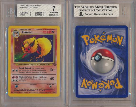 Pokemon Flareon 3 purchases - PSA graded