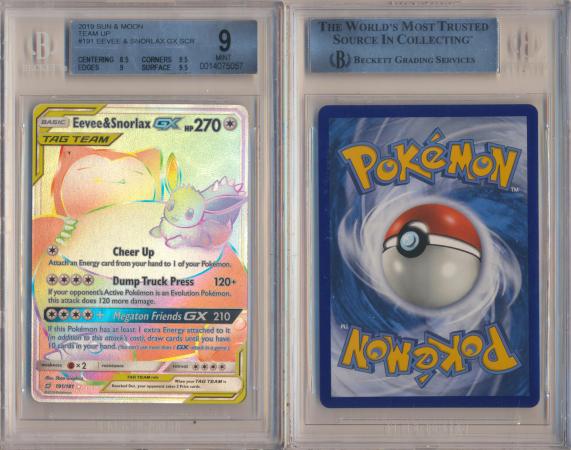 Eevee & Snorlax GX - All Graded & Non-English | TrollAndToad