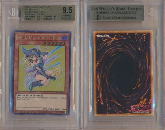 Dark Magician Girl - LART-EN019 - BGS 9.5 GEM MINT Ultra Rare Limited  Edition 9674