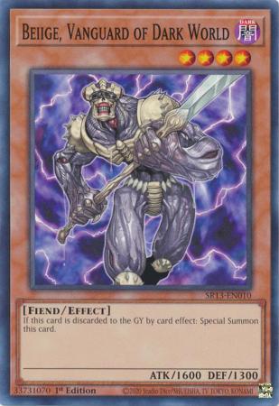 Beiige Vanguard of Dark World SR13 EN010 Common 1st Edition Structure Deck Dark World SR13 1st Edition Singles Beiige Vanguard of Dark World SR13 EN010 Common 1st Edition Structure Deck Dark World SR13 1st Edition Singles
