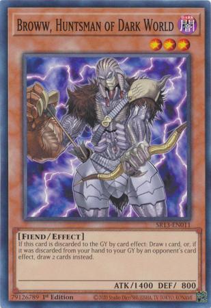 Broww Huntsman of Dark World SR13 EN011 Common 1st Edition Broww Huntsman of Dark World SR13 EN011 Common 1st Edition