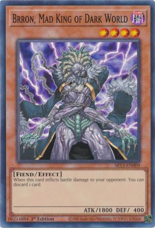 Brron Mad King of Dark World SR13 EN009 Common 1st Edition Structure Deck Dark World SR13 1st Edition Singles Brron Mad King of Dark World SR13 EN009 Common 1st Edition Structure Deck Dark World SR13 1st Edition Singles