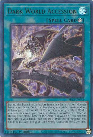 Dark World Accession SR13 EN042 Ultra Rare 1st Edition Dark World Accession SR13 EN042 Ultra Rare 1st Edition