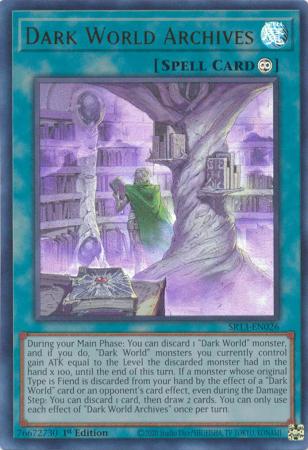 Dark World Archives SR13 EN026 Ultra Rare 1st Edition Dark World Archives SR13 EN026 Ultra Rare 1st Edition
