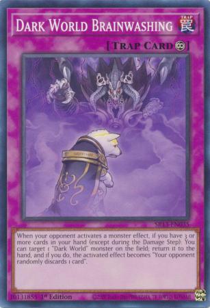 Dark World Brainwashing SR13 EN035 Common 1st Edition Structure Deck Dark World SR13 1st Edition Singles Dark World Brainwashing SR13 EN035 Common 1st Edition Structure Deck Dark World SR13 1st Edition Singles