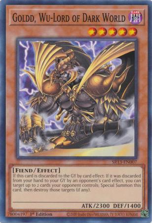Goldd Wu Lord of Dark World SR13 EN007 Common 1st Edition Structure Deck Dark World SR13 1st Edition Singles Goldd Wu Lord of Dark World SR13 EN007 Common 1st Edition Structure Deck Dark World SR13 1st Edition Singles