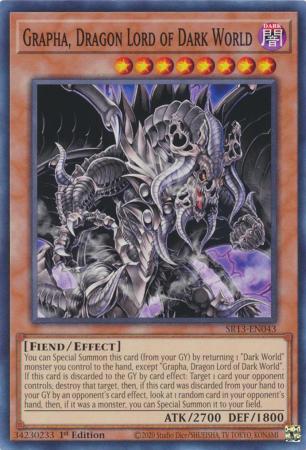 Grapha Dragon Lord of Dark World SR13 EN043 Common 1st Edition Grapha Dragon Lord of Dark World SR13 EN043 Common 1st Edition