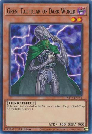 Gren Tactician of Dark World SR13 EN014 Common 1st Edition Structure Deck Dark World SR13 1st Edition Singles Gren Tactician of Dark World SR13 EN014 Common 1st Edition Structure Deck Dark World SR13 1st Edition Singles