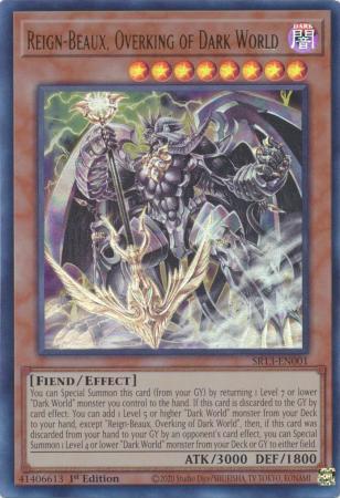 Reign Beaux Overking of Dark World SR13 EN001 Ultra Rare 1st Edition Reign Beaux Overking of Dark World SR13 EN001 Ultra Rare 1st Edition