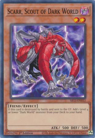 Scarr Scout of Dark World SR13 EN012 Common 1st Edition Structure Deck Dark World SR13 1st Edition Singles Scarr Scout of Dark World SR13 EN012 Common 1st Edition Structure Deck Dark World SR13 1st Edition Singles