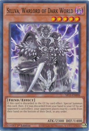Sillva Warlord of Dark World SR13 EN008 Common 1st Edition Sillva Warlord of Dark World SR13 EN008 Common 1st Edition
