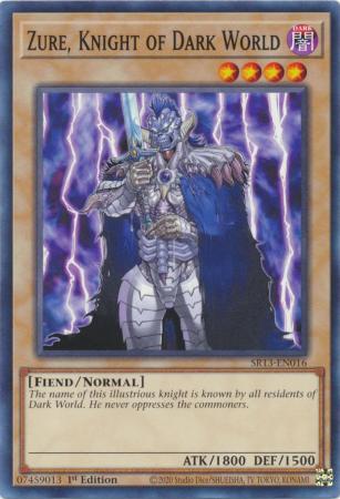 Zure Knight of Dark World SR13 EN016 Common 1st Edition Structure Deck Dark World SR13 1st Edition Singles Zure Knight of Dark World SR13 EN016 Common 1st Edition Structure Deck Dark World SR13 1st Edition Singles