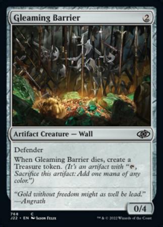 Gleaming Barrier 768 Jumpstart 2022 Singles Gleaming Barrier 768 Jumpstart 2022 Singles