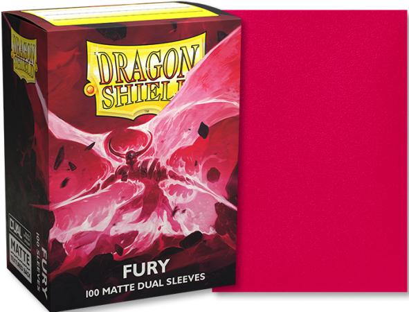 Dragon Shield - Standard Size Matte Sleeves (100 ct.) - Blood Red