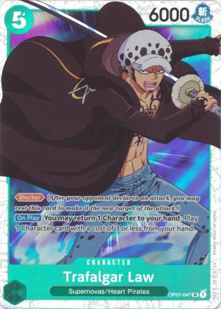 One piece Romance tcg discount trafalgar law secret rare