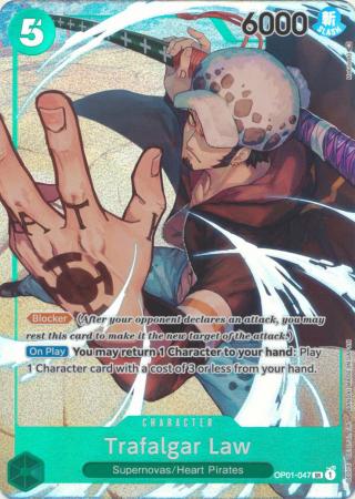 Trafalgar Law Parallel OP01 047 Super Rare Romance Dawn OP 01 Singles Trafalgar Law Parallel OP01 047 Super Rare Romance Dawn OP 01 Singles