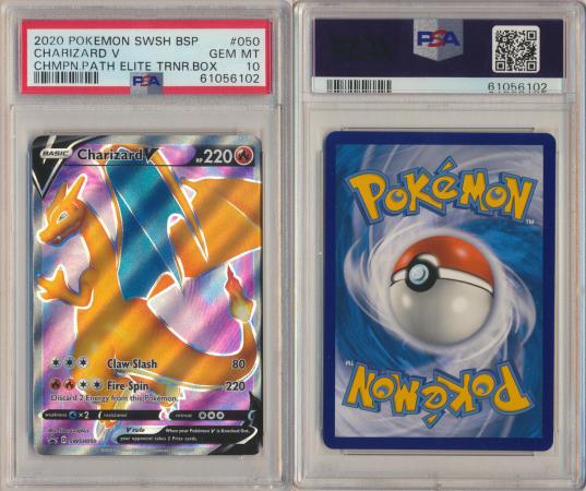 Charizard V SWSH050 PSA 10 GEM MT Full Art Champion 303 242 302 200 302 231s Path 6102 Charizard V SWSH050 PSA 10 GEM MT Full Art Champion 303 242 302 200 302 231s Path 6102
