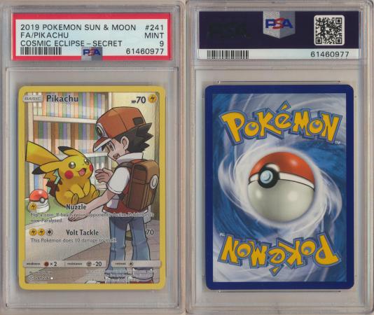 PSA Pokemon Graded Lot (Pikachu, 2024 Primeape, & Charmander) 5 cards total