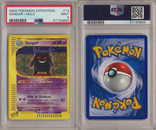 PSA 9 Mint Expedition Base Set All 4 Complete Pokemon Booster