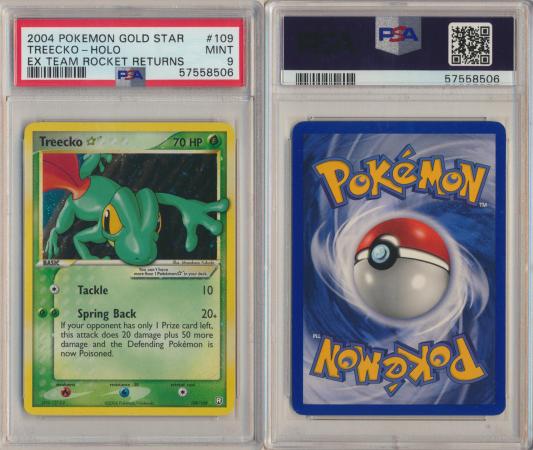ポケモン - キモリ スター Treecko Gold Star Rocket Returns Treecko (gold Star) / Team Rocket Returns / 109/109 / 2004