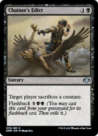 Chainer s Edict 078 261 Dominaria Remastered Singles Chainer s Edict 078 261 Dominaria Remastered Singles