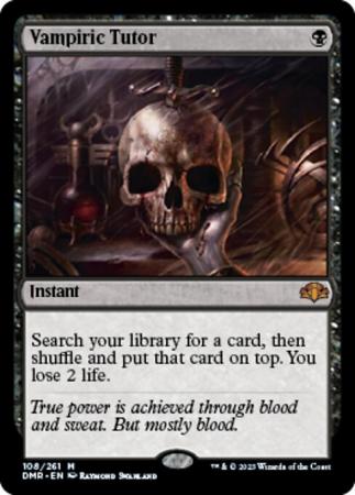 Vampiric Tutor 108 261 Vampiric Tutor 108 261