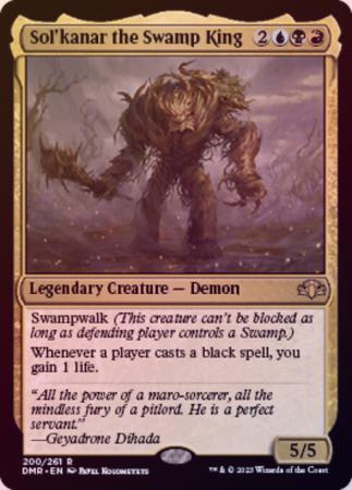 Sol kanar the Swamp King 200 261 Foil Dominaria Remastered Foil Singles Sol kanar the Swamp King 200 261 Foil Dominaria Remastered Foil Singles
