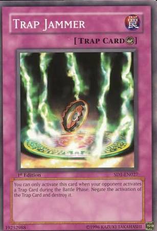 Trap Jammer SD1 EN027 Common 1st Edition Structure Deck Dragon s Roar SD1 1st Edition Singles Trap Jammer SD1 EN027 Common 1st Edition Structure Deck Dragon s Roar SD1 1st Edition Singles