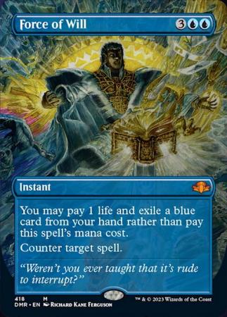Force of Will 418 Alternate Art Borderless Force of Will 418 Alternate Art Borderless