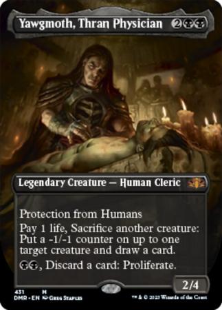 Yawgmoth Thran Physician 431 Alternate Art Borderless Yawgmoth Thran Physician 431 Alternate Art Borderless
