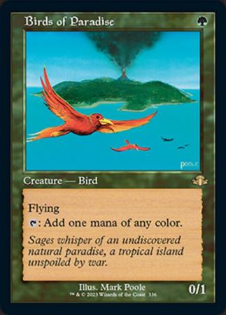 Birds of Paradise 336 Retro Frame Dominaria Remastered Collector Booster Singles Birds of Paradise 336 Retro Frame Dominaria Remastered Collector Booster Singles