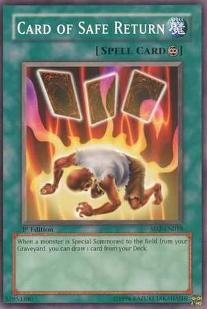 Card of Safe Return SD2 EN018 Common 1st Edition Structure Deck Zombie Madness 1st Edition Singles Card of Safe Return SD2 EN018 Common 1st Edition Structure Deck Zombie Madness 1st Edition Singles